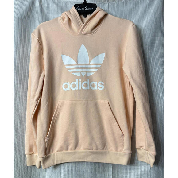 adidas Other - NWT Adidas Long Sleeve Trefoil‎ Girls Youth Kids Hoodie Sweatshirt Size Large